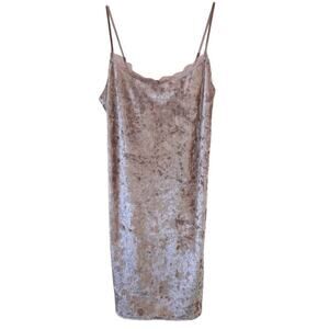 Velvet Soft Pink Lace Coquette Romantic P.J. Salvage Lingerie Nightgown Slip S